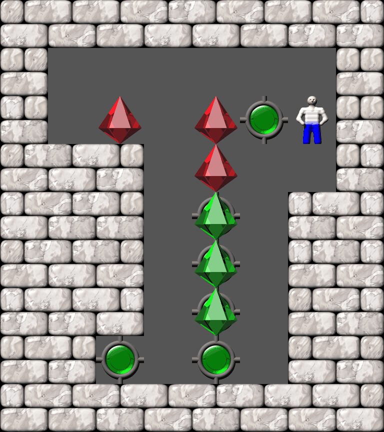 Сокобан More Bugs collections уровень 721